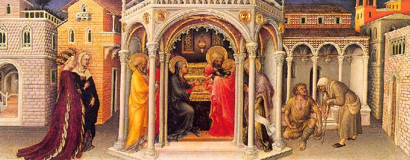 Gentile da  Fabriano The Presentation in the Temple oil painting picture